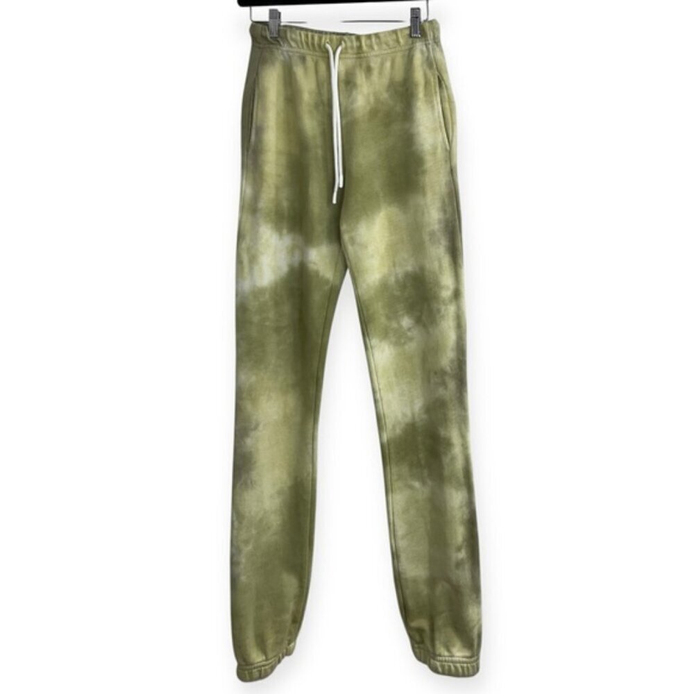 NEW Cotton Citizen Milan Tie Dye Sweatpants comfy Joggers in Basil Haze Green XS - Picture 5 of 10